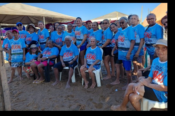 PRAIA DE SUMAÚMA, UM DIA DE LAZER PARA OS IDOSOS